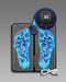 Foot Massager Feet Massage Machine ,Electronic Muscle Stimulator Massage Mat USB Rechargeable Massager (Black)